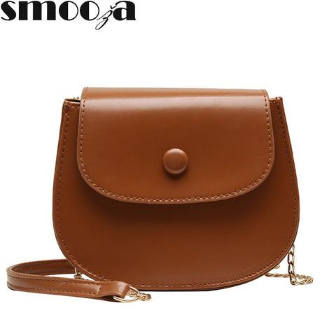 SMOOZA New Arrival saddle Female Shoulder Bag