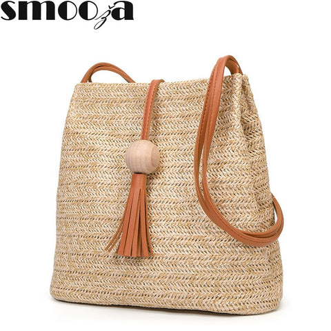 SMOOZA Fashion PU Leather Handbag for Women lock New Girl Messenger Bags