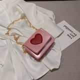 SMOOZA Fashion Chain Crossbody PU Leather Women Bags