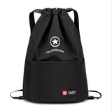 New Casual Drawstring Nylon Woman Backpack Hot Selling Big Capacity Girls Travel Bags