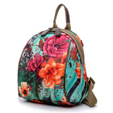 Cloth shake Nylon National Tribal Ethnic Floral Backpacks Women's Travel Rucksack Mochila School Shoulder bag