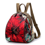 Cloth shake Nylon National Tribal Ethnic Floral Backpacks Women's Travel Rucksack Mochila School Shoulder bag