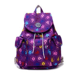 2017 Summer New Softback Preppy Style Waterproof Nylon Backpack Female Travel Bag