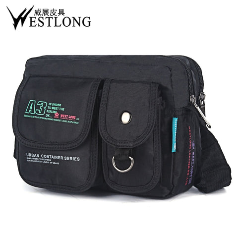 3676 Men Messenger Bags Casual Multifunction Small Travel Bags