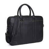 CONTACT'S Men Briefcase Genuine Leather Big Business Messenger Bags