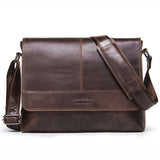 CONTACT'S genuine leather men's shoulder bag