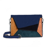 SMOOZA Fashion Quality Leather Patchwork Women Messenger Bag