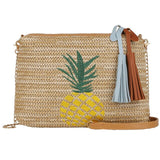 SMOOZA 2019 new Womens Straw Tassel Big Shoulder Bags