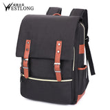 3T52 Men Oxford Backpack Laptop Backpack Portable